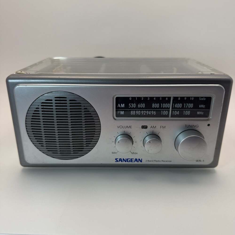Sangean WR-1CL Analog AM/FM Clear Demonstration Table Top Radio Receiver